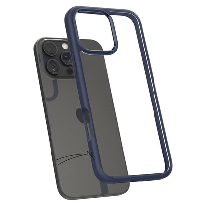 Калъф за Apple iPhone 16 Pro Max, Spigen, Ultra Hybrid, Тъмносин