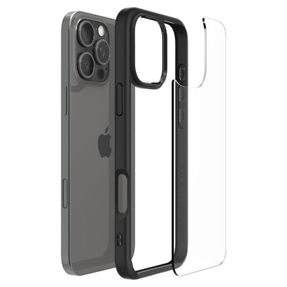 Калъф за Apple iPhone 16 Pro Max, Spigen, Ultra Hybrid, Матово черен ACS07996