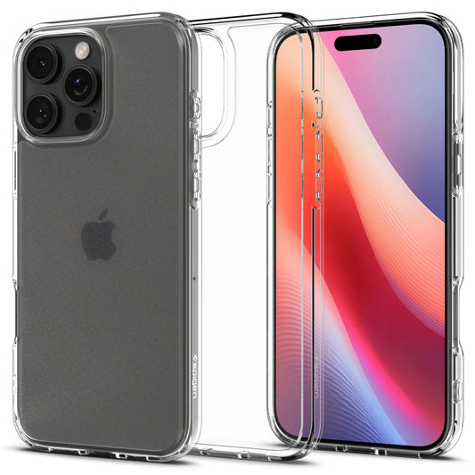 Калъф за Apple iPhone 16 Pro Max, Spigen, Ultra Hybrid, Сатенено прозрачен ACS07993