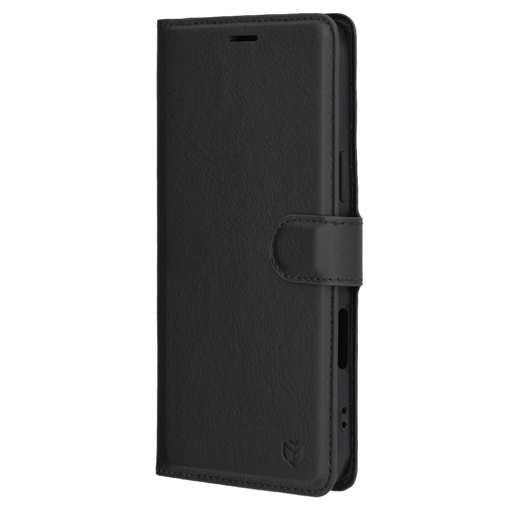 Калъф за Apple iPhone 16 Pro Max, Techsuit, Leather Folio, Черен