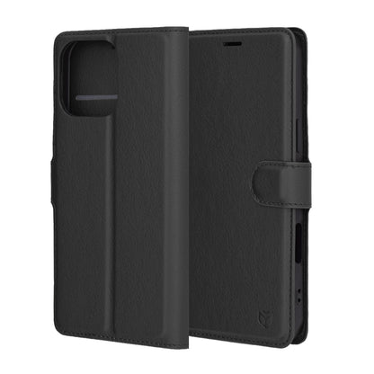 Калъф за Apple iPhone 16 Pro Max, Techsuit, Leather Folio, Черен