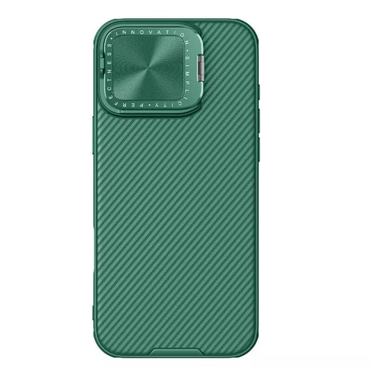 Калъф за Apple iPhone 16 Pro, Nillkin, CamShield Prop, Зелен
