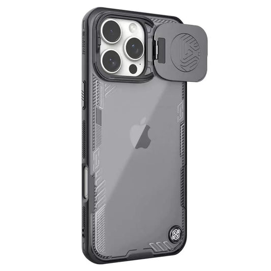 Калъф за Apple iPhone 16 Pro, Nillkin, Iceblade Prop (без изрез за камера), Черен
