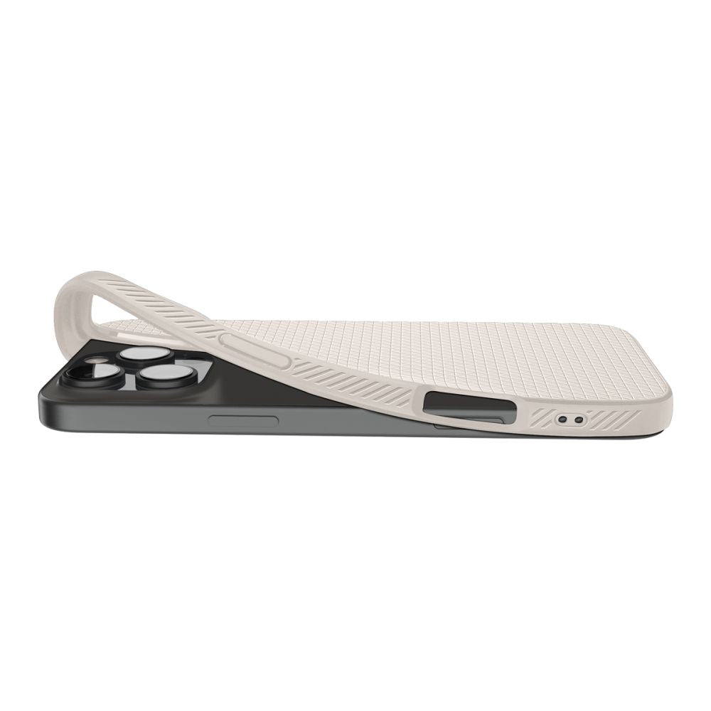 Калъф за Apple iPhone 16 Pro, Spigen, Liquid Air, Бежов ACS08120