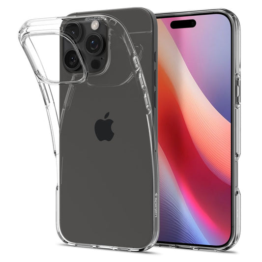 Калъф за Apple iPhone 16 Pro, Spigen, Liquid Crystal, Прозрачен ACS08112