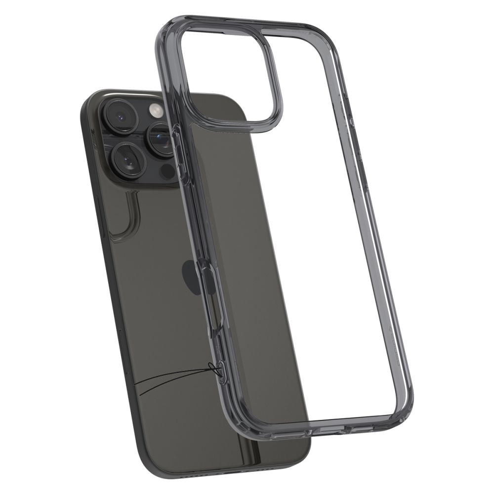 Калъф за Apple iPhone 16 Pro, Spigen, Ultra Hybrid, Димен ACS08123