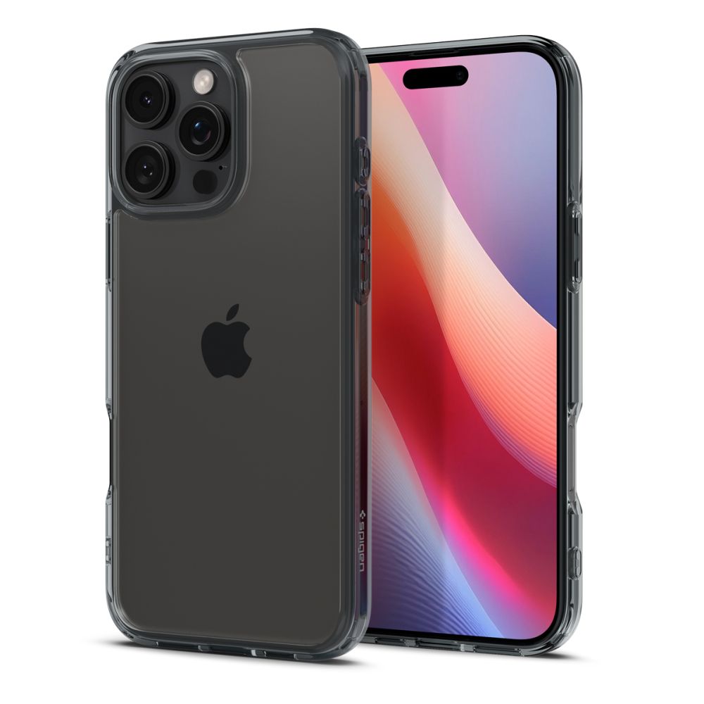Калъф за Apple iPhone 16 Pro, Spigen, Ultra Hybrid, Димен ACS08123