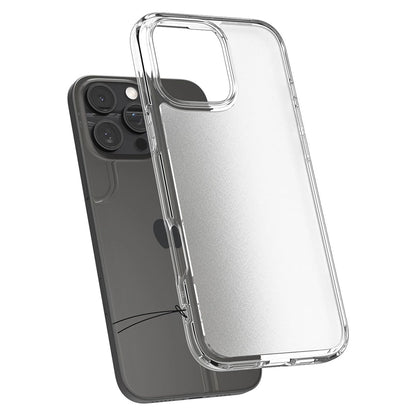 Калъф за Apple iPhone 16 Pro, Spigen, Ultra Hybrid, Сатенено прозрачен ACS08122