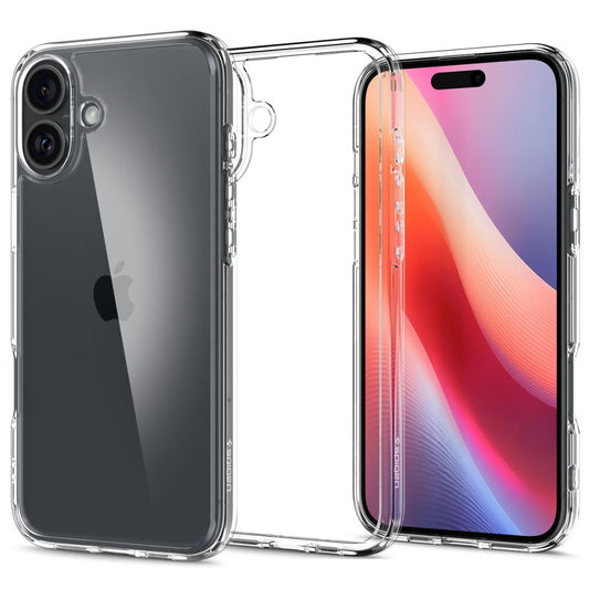 Калъф за Apple iPhone 16, Spigen, Ultra Hybrid, Прозрачен