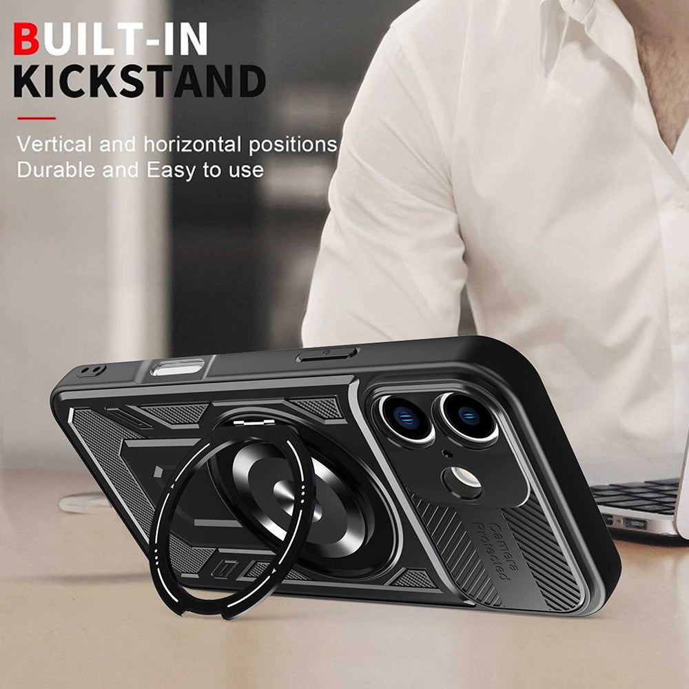 Case for Apple iPhone 16, Techsuit, RuggedCam, Gray