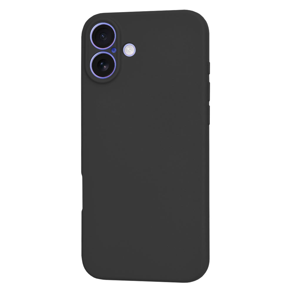 Калъф за Apple iPhone 16, Techsuit, SoftFlex, Черен