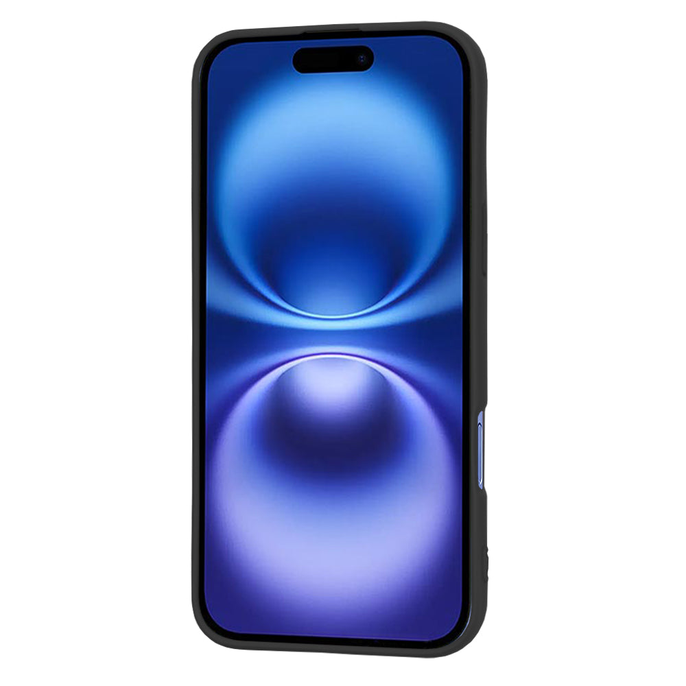 Калъф за Apple iPhone 16, Techsuit, SoftFlex, Черен