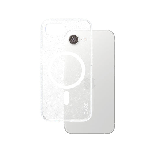 Калъф за Apple iPhone 16e, PanzerGlass, Care Urban Combat Star Lit, Прозрачен Бял