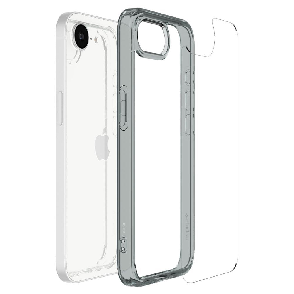 Case for Apple iPhone 17e / 16e, Spigen, Ultra Hybrid, Smoky