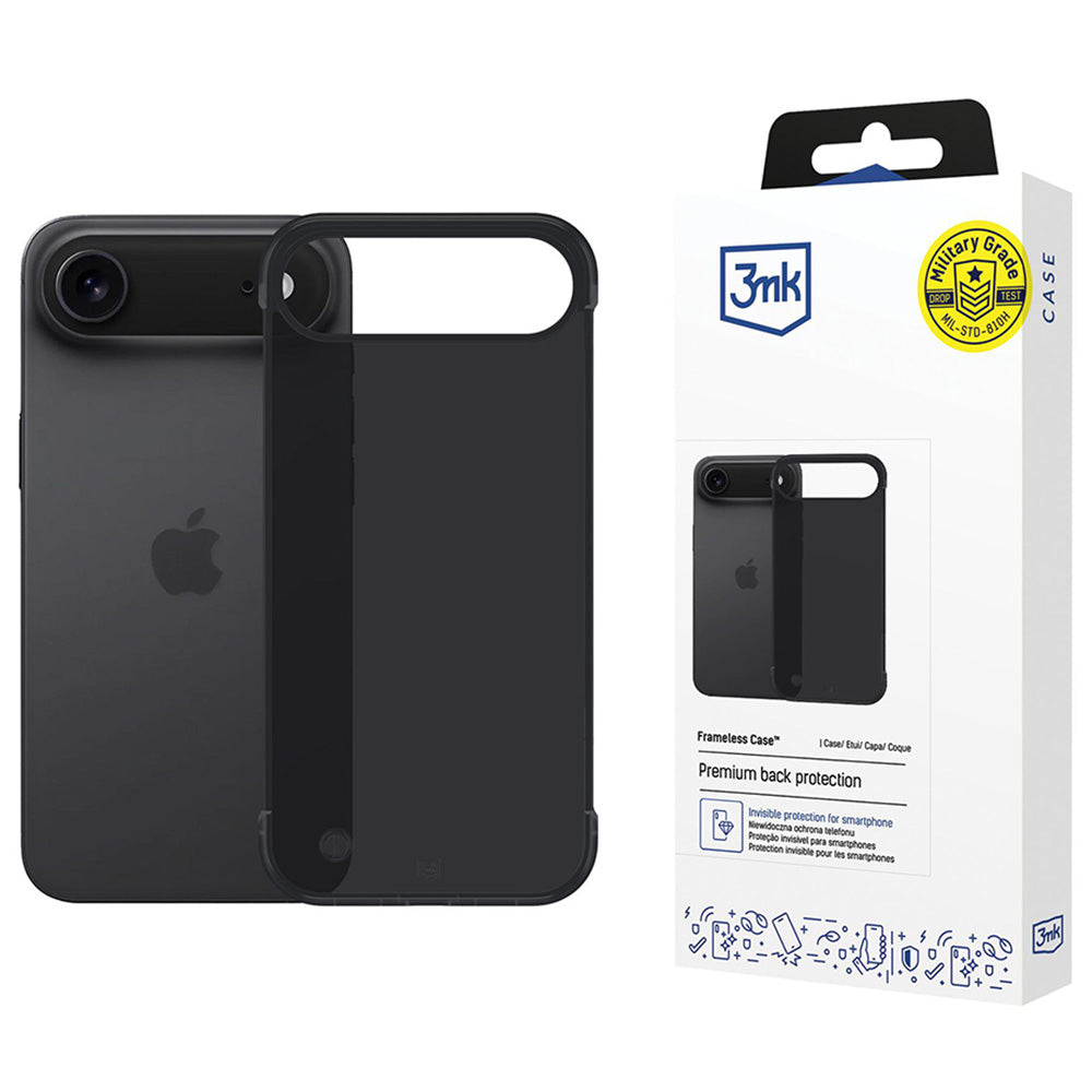 Калъф за Apple iPhone 17 Air, 3MK, Just20g, Черен