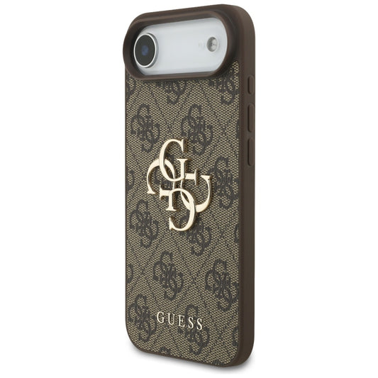 Калъф за Apple iPhone 17 Air, Guess, 4G Big Logo, Кафяв