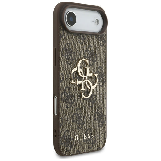 Калъф за Apple iPhone 17 Air, Guess, 4G Big Logo, Кафяв