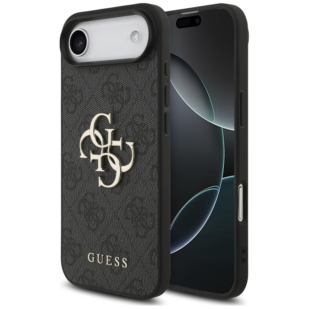 Калъф за Apple iPhone 17 Air, Guess, 4G Big Logo, Черен