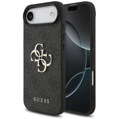 Калъф за Apple iPhone 17 Air, Guess, 4G Big Logo, Черен