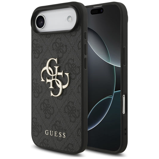Калъф за Apple iPhone 17 Air, Guess, 4G Big Logo, Черен