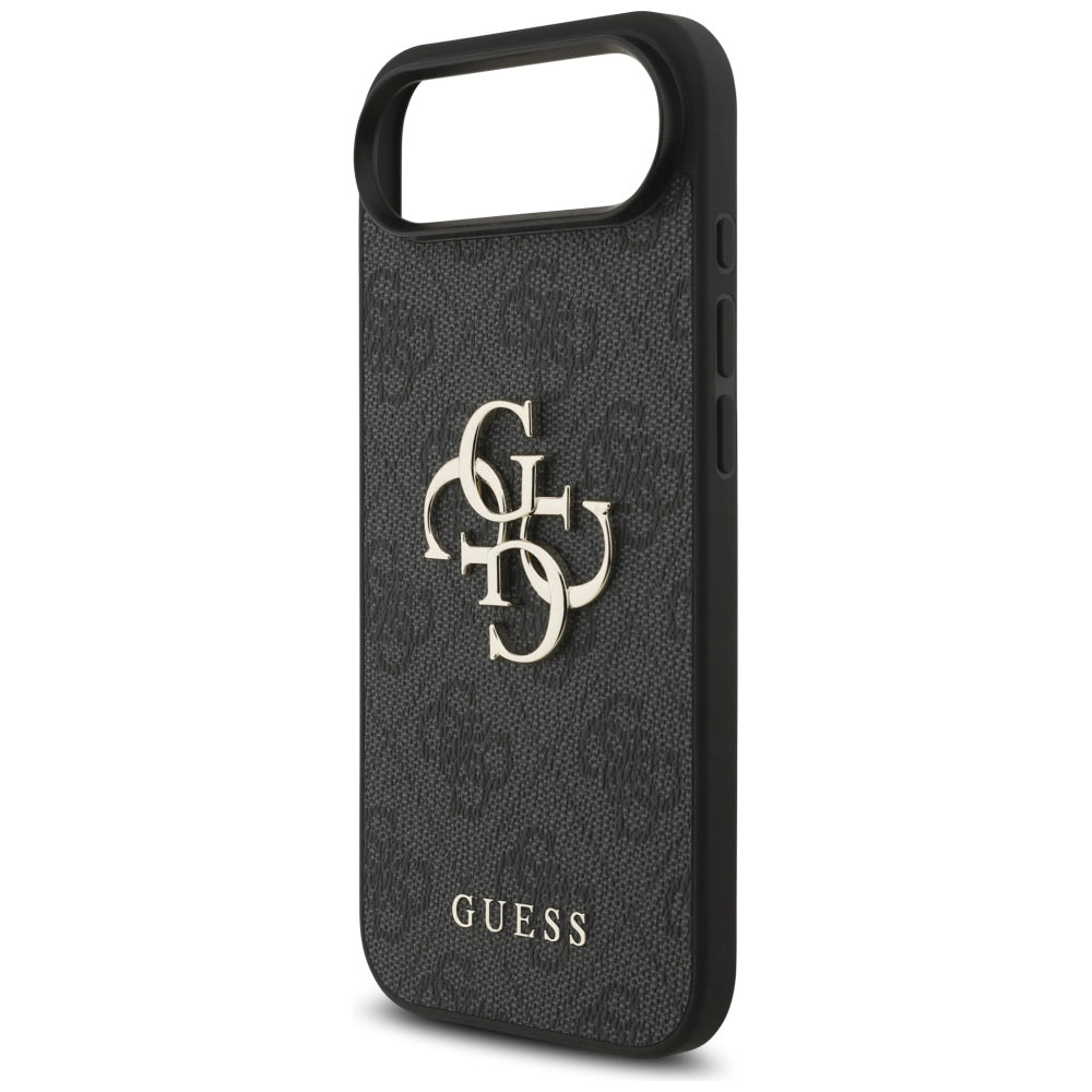 Калъф за Apple iPhone 17 Air, Guess, 4G Classic Logo with Strap, Черен