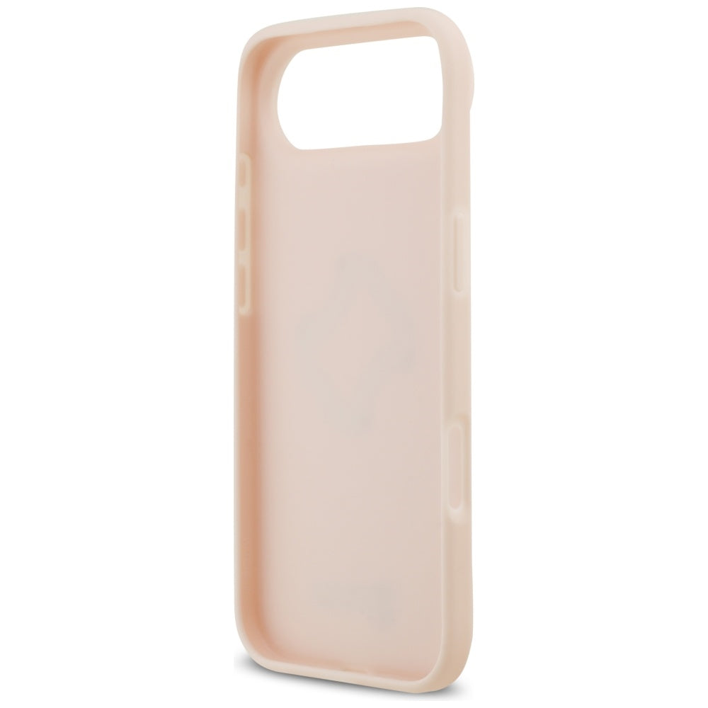 Калъф за Apple iPhone 17 Air, Guess, 4G Grained Big and Classic Logo, Розов