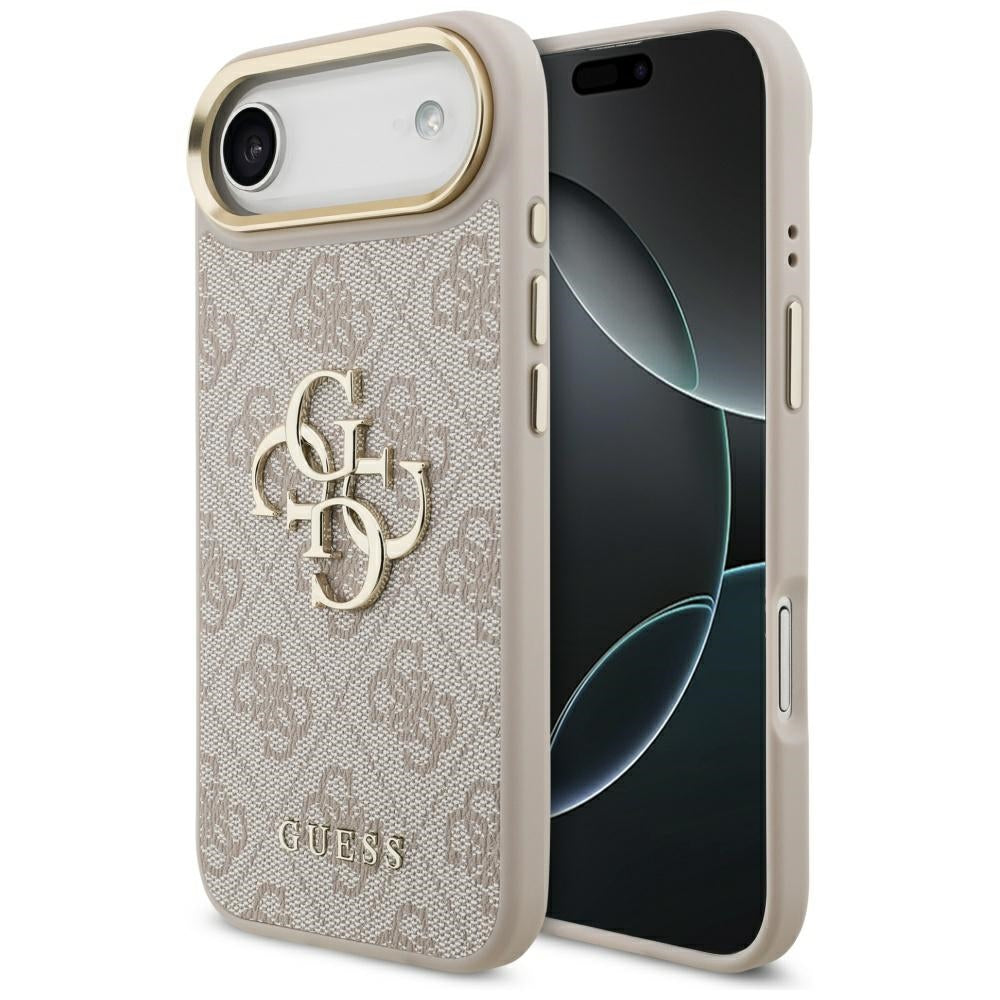 Калъф за Apple iPhone 17 Air, Guess, Big 4G Logo Classic, Розово Злато