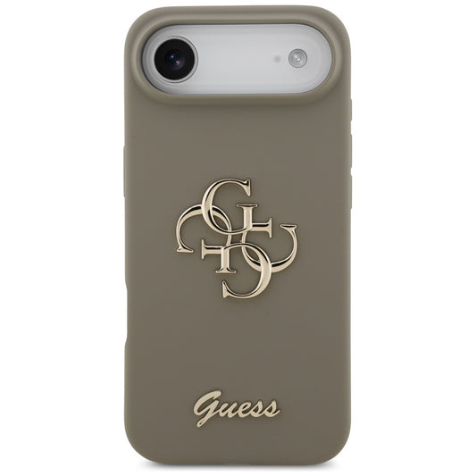 Калъф за Apple iPhone 17 Air, Guess, Big 4G Script, Кафяв