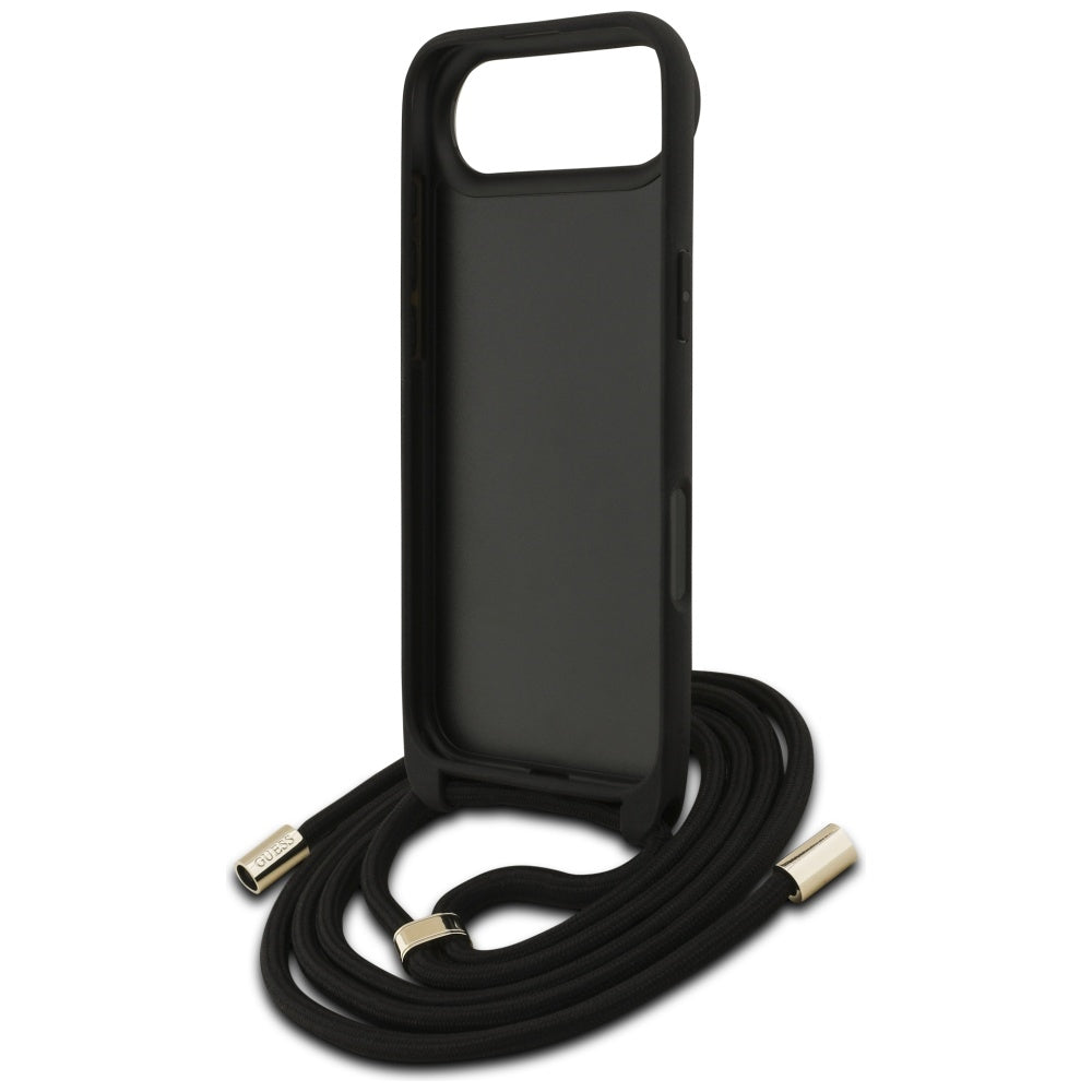 Калъф за Apple iPhone 17 Air, Guess, Crossbody Cord 4G Big Log, Кафяв