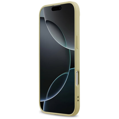 Калъф за Apple iPhone 17 Air, Guess, Fixed Glitter Big 4G, Златист