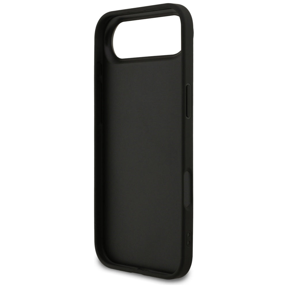 Калъф за Apple iPhone 17 Air, Guess, Fixed Glitter Big 4G, Черен
