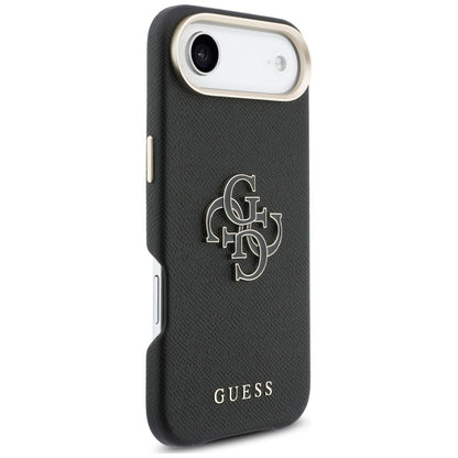 Калъф за Apple iPhone 17 Air, Guess, Resin Logo, Черен