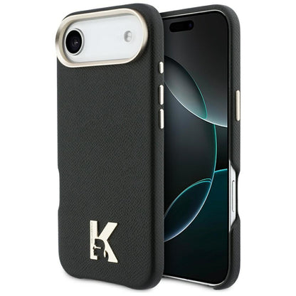 Калъф за Apple iPhone 17 Air, Karl Lagerfeld, Karl Head Logo, Черен