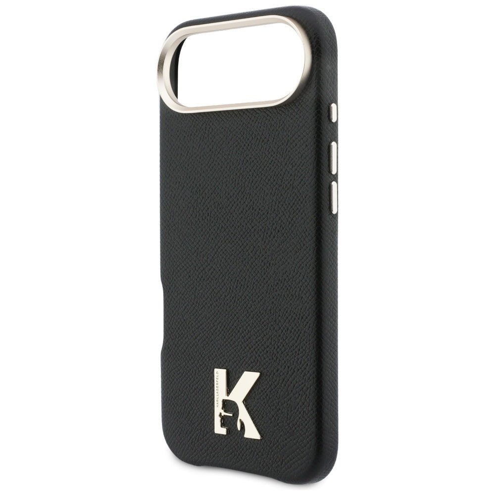 Калъф за Apple iPhone 17 Air, Karl Lagerfeld, Karl Head Logo, Черен