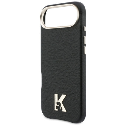 Калъф за Apple iPhone 17 Air, Karl Lagerfeld, Karl Head Logo, Черен