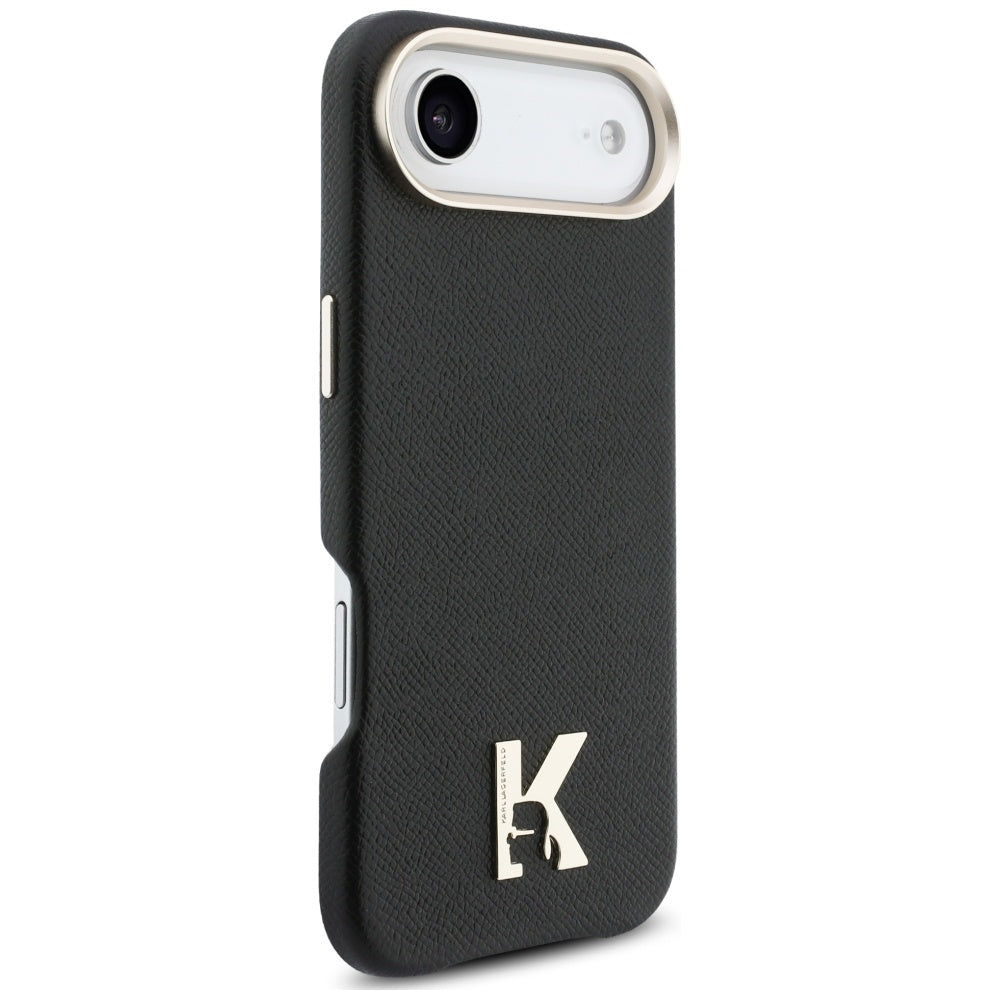 Калъф за Apple iPhone 17 Air, Karl Lagerfeld, Karl Head Logo, Черен
