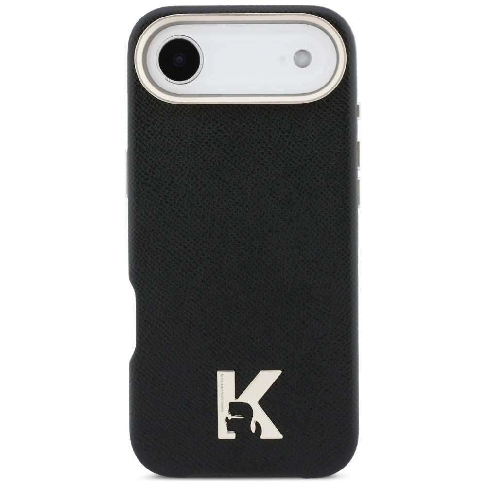 Калъф за Apple iPhone 17 Air, Karl Lagerfeld, Karl Head Logo, Черен