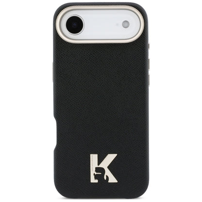 Калъф за Apple iPhone 17 Air, Karl Lagerfeld, Karl Head Logo, Черен