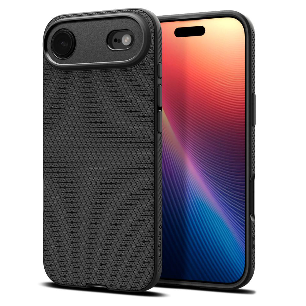 Калъф за Apple iPhone 17 Air, Spigen, Liquid Air, Матово черен