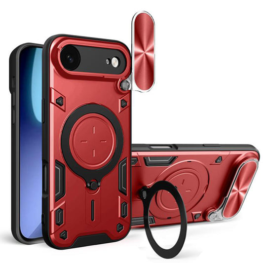 Калъф за Apple iPhone 17 Air, Techsuit, CamGuard Pro, Червен