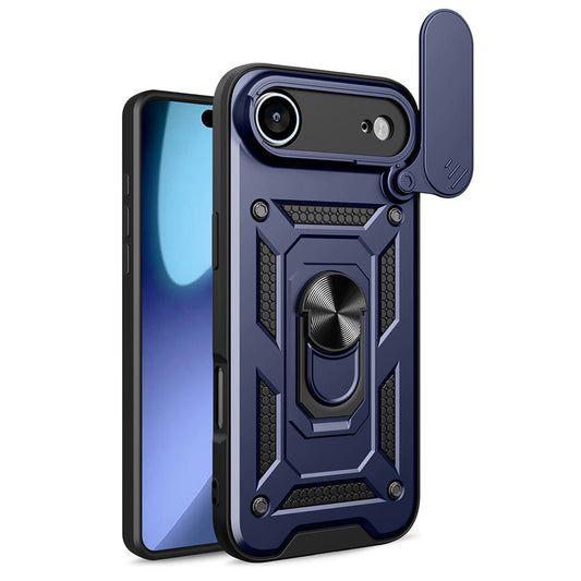 Калъф за Apple iPhone 17 Air, Techsuit, CamShield, Син
