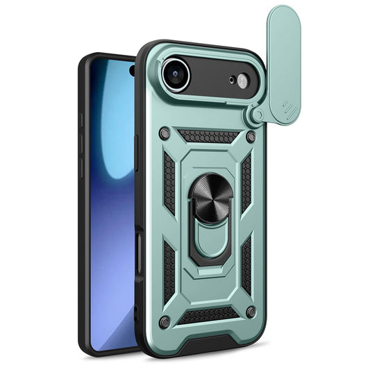 Калъф за Apple iPhone 17 Air, Techsuit, CamShield, Зелен