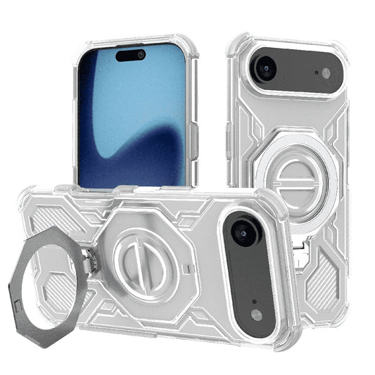 Калъф за Apple iPhone 17 Air, Techsuit, Carbon Shield Pro, Бял