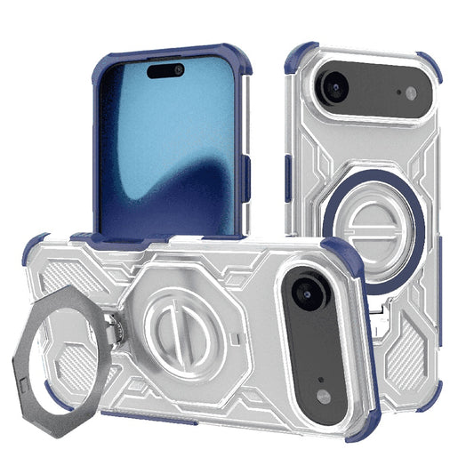 Калъф за Apple iPhone 17 Air, Techsuit, Carbon Shield Pro, Син