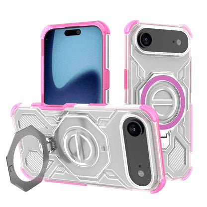 Калъф за Apple iPhone 17 Air, Techsuit, Carbon Shield Pro, Розов