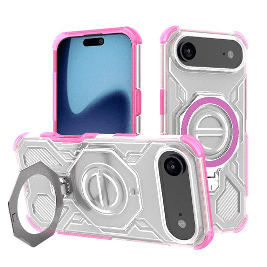 Калъф за Apple iPhone 17 Air, Techsuit, Carbon Shield Pro, Розов