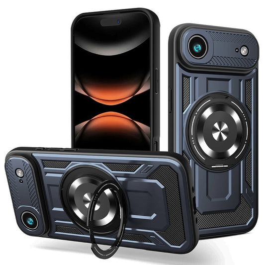 Калъф за Apple iPhone 17 Air, Techsuit, RuggedCam, Син