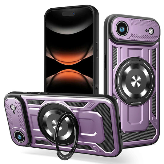 Калъф за Apple iPhone 17 Air, Techsuit, RuggedCam, Лилав