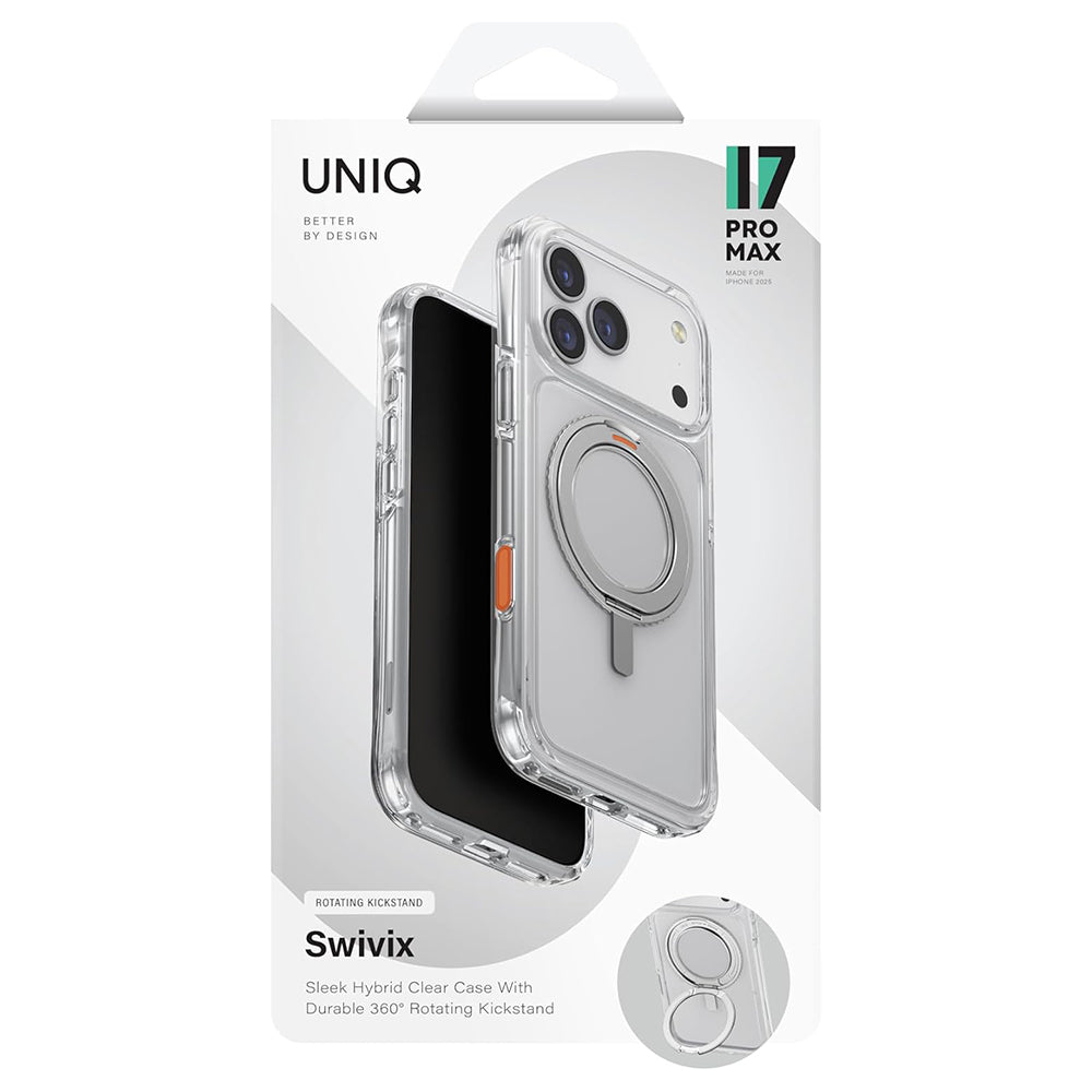 Калъф за Apple iPhone 17 Air, UNIQ, Swivix, Златист