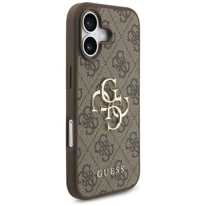 Калъф за Apple iPhone 17, Guess, 4G Big Logo, Кафяв